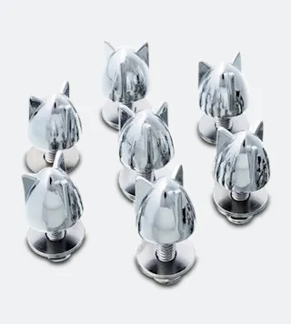Kit de Parafusos CustomAcces Bullet Winged M6 Cromado