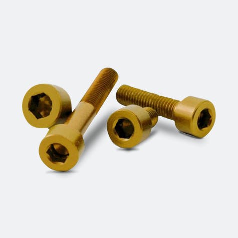 Valter Moto Screw Cylinder Head M4 Yellow - Now 60% Savings | XLMOTO