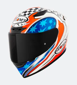 Suomy Track-1 Full Face Helmet Troy Bayliss Replica 2002