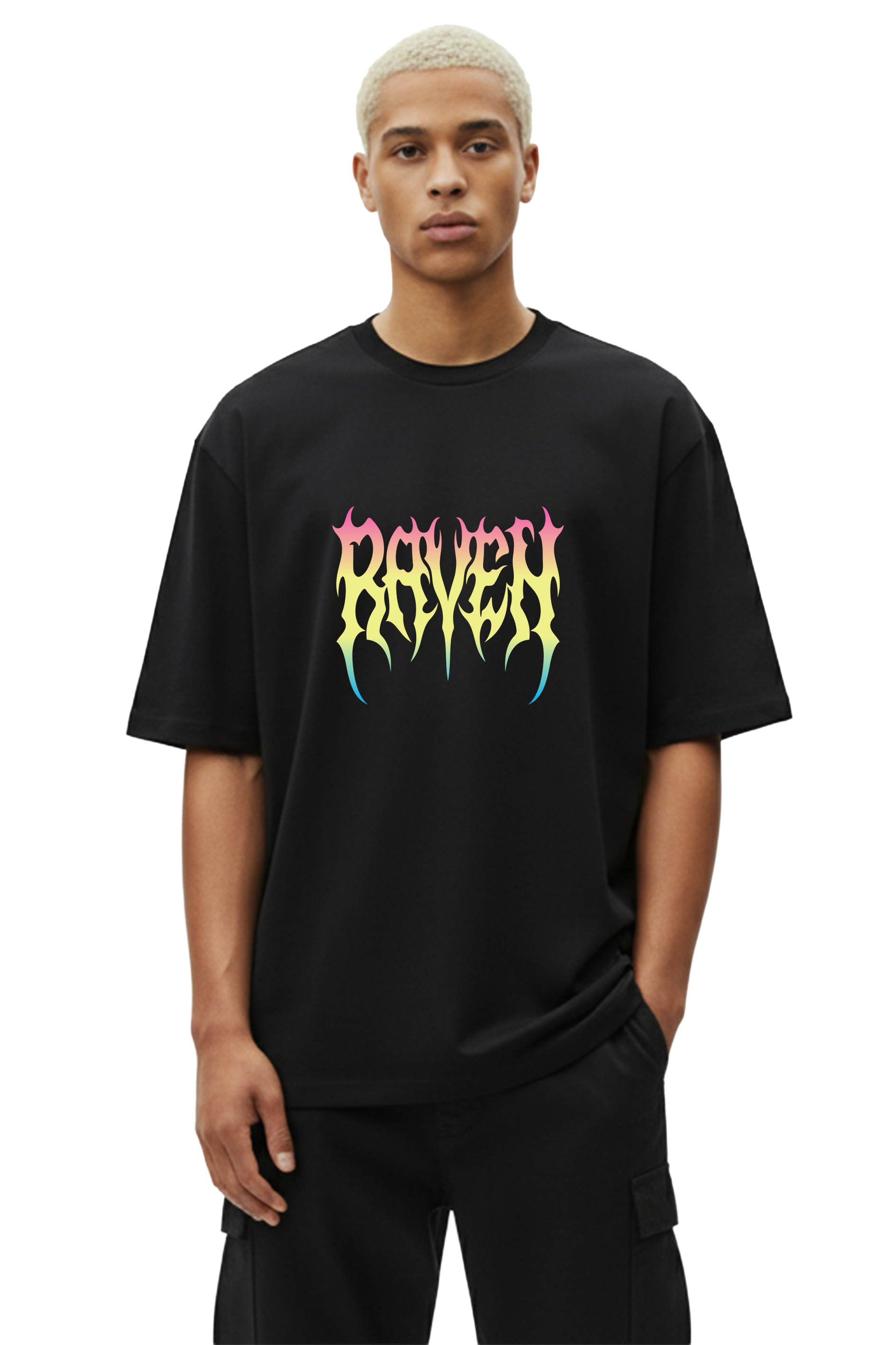Raven Death Metal Oversize T-Shirt