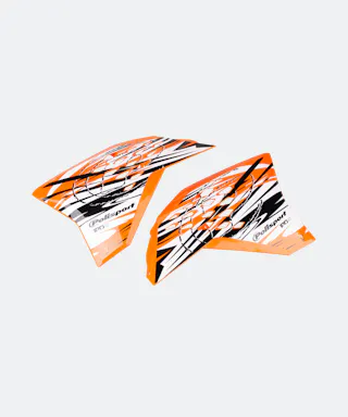 Polisport Radiator Scoops Orange-Black