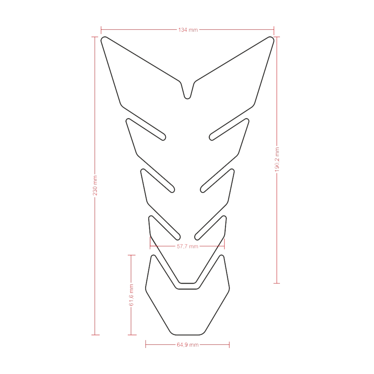 OneDesign Black Edition Tank Pad Skull King