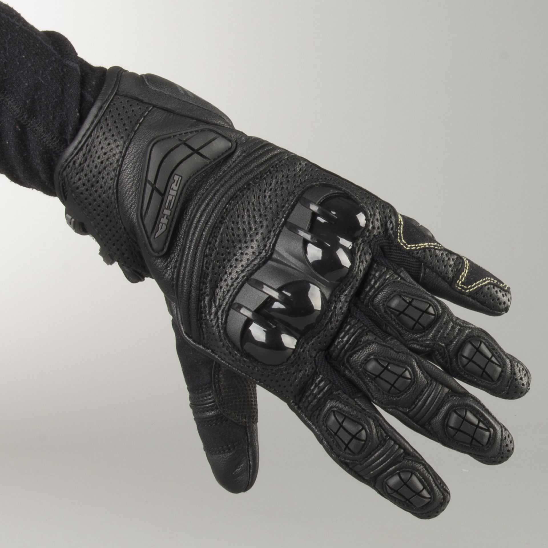 Richa Stealth Motorcycle Gloves Black