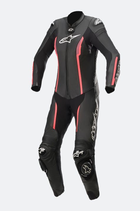 Leren Motorpak Dames Alpinestars Stella Missile V2 Zwart Diva Roze Slate Nu 17 Besparen XLMOTO