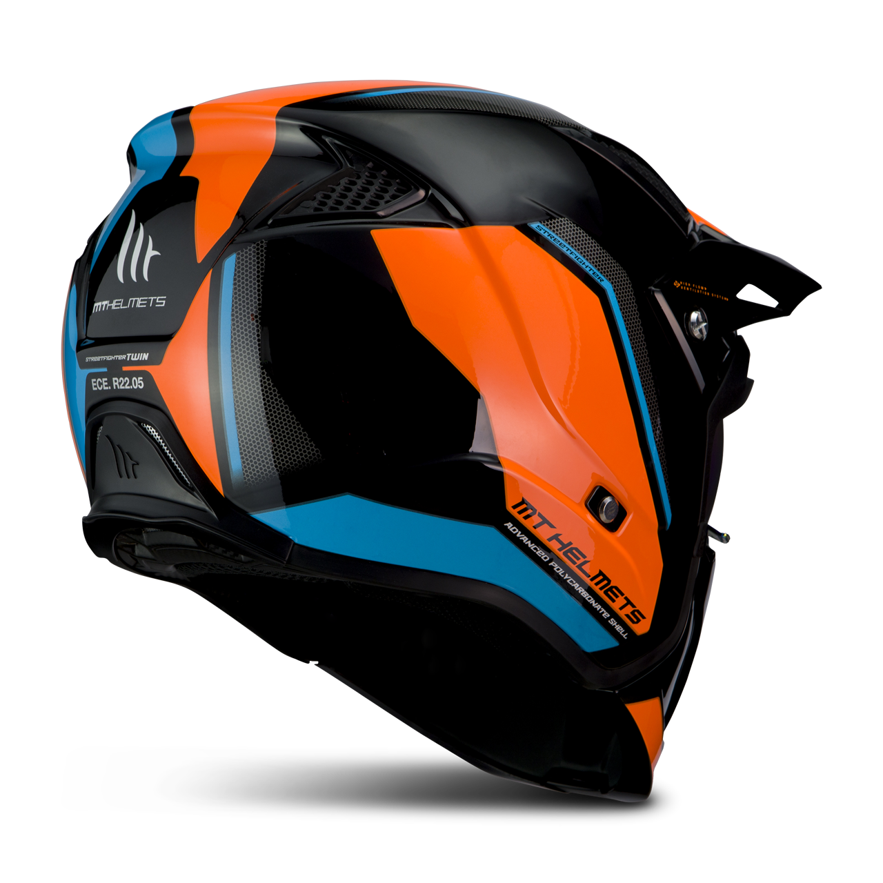 Modulaire Helm MT Streetfighter SV Twin Neon