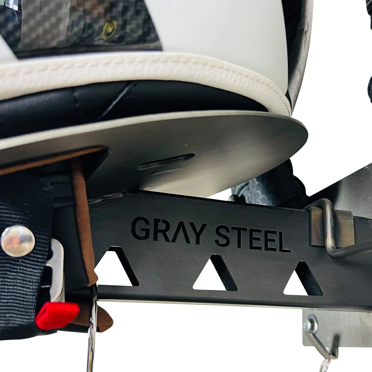 Helmdisplay Hanger X7 Grijs Staal 