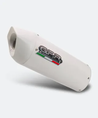 Slip-On Uitlaat G.P.R. Albus Evo4 Wit
