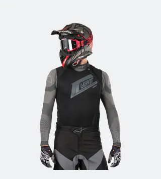 Rygbeskytter Leatt 3DF, Sort