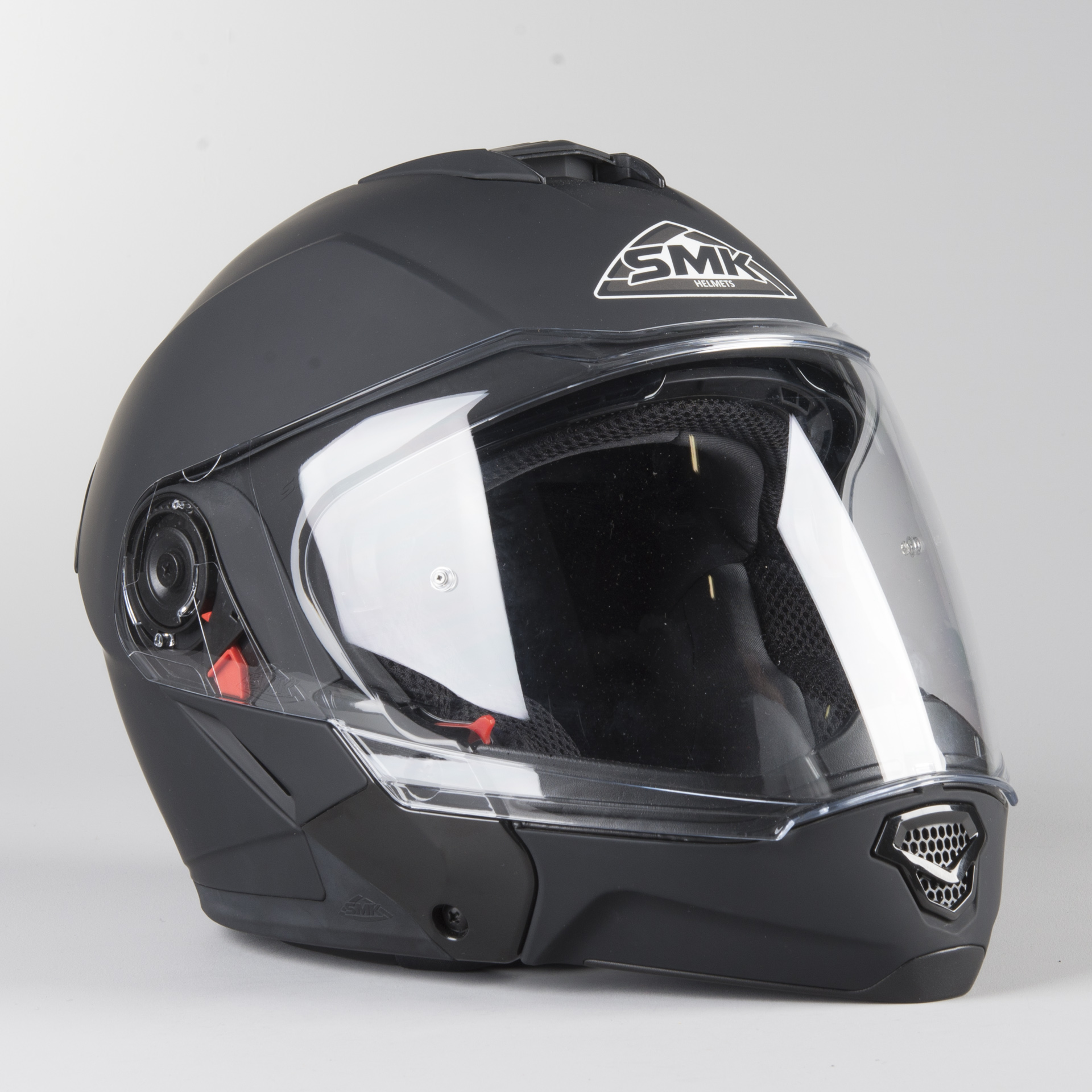 SMK Hybrid Helmet Black Price Match Guarantee XLmoto.co.uk