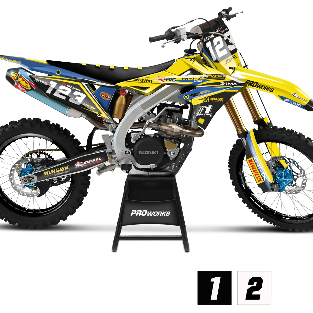 24MX Suzuki Sazune Decal Kit