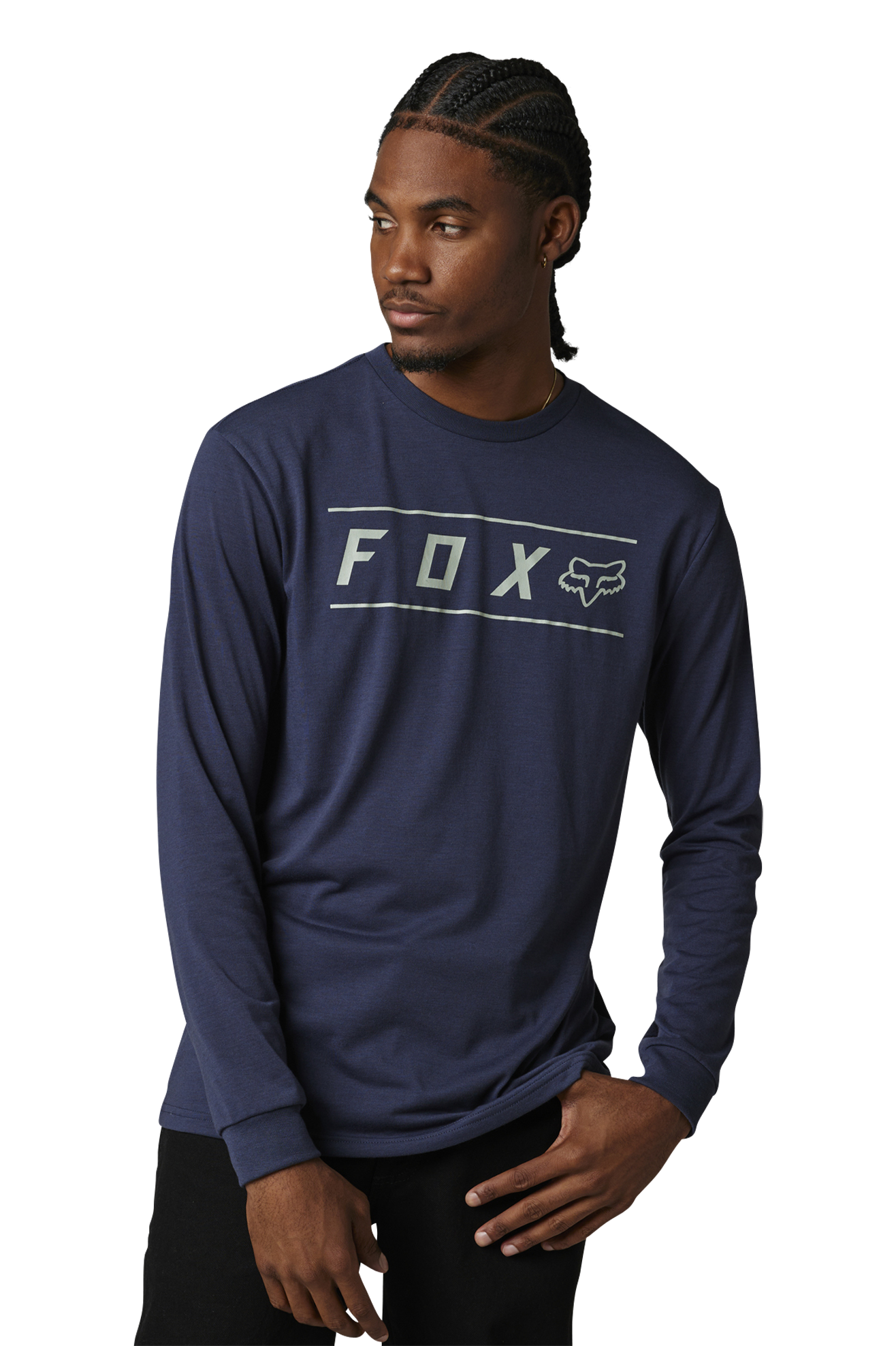 Camiseta Manga Larga FOX Pinnacle Tech Jaspeado