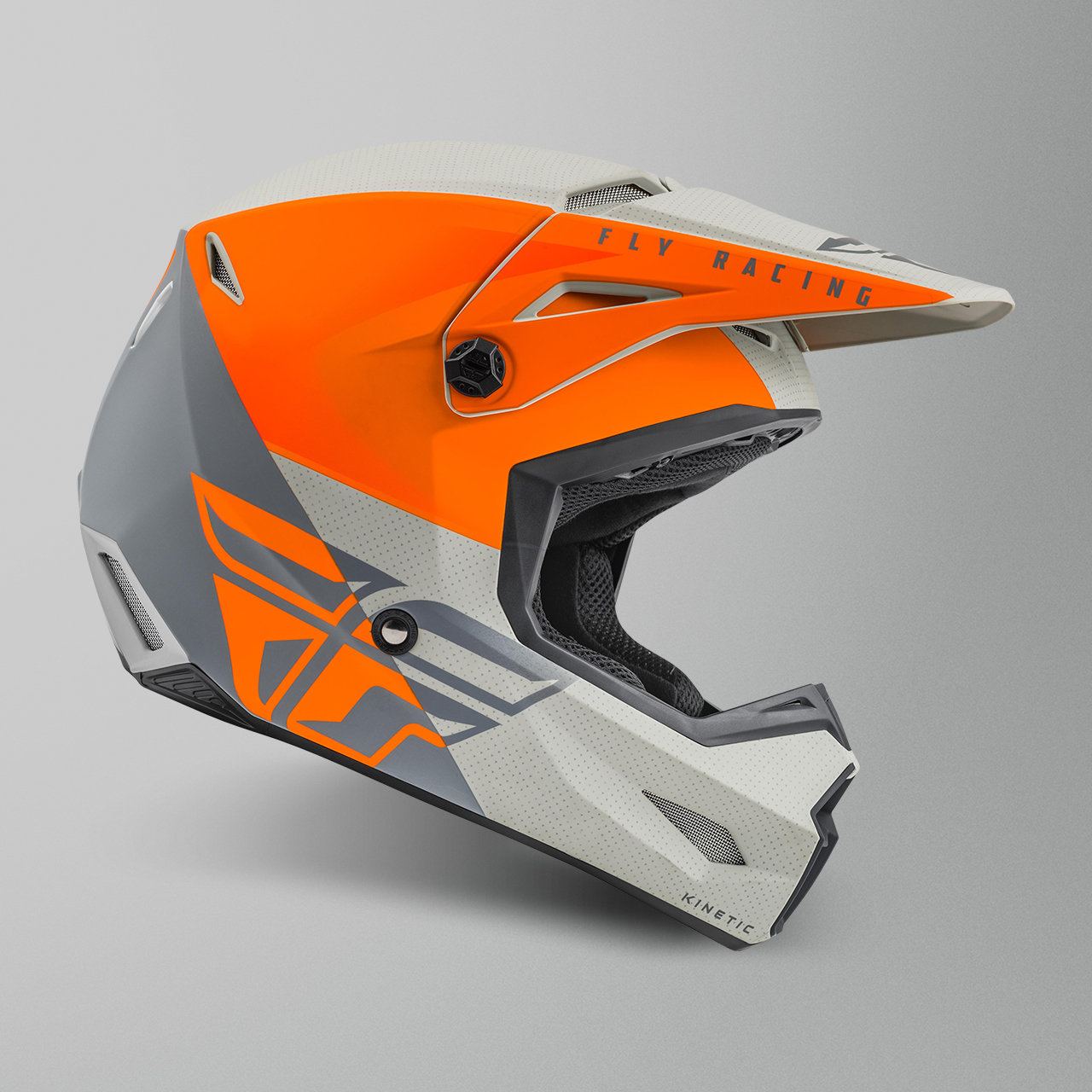 FLY Racing Kinetic Straight Edge MX Helmet 24mx