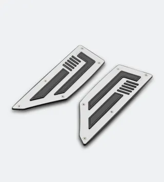 Rizoma Passenger Footrest Silver-Grey