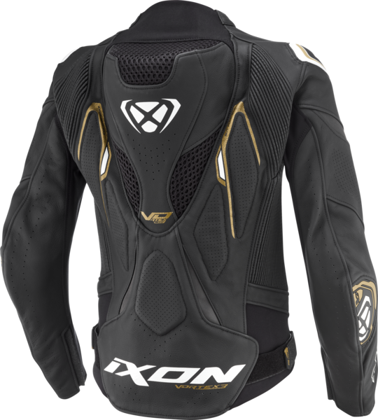 Jackal Ixon Moto Giacca Pelle Giacca Moto Ixon Vortex Jacket Black