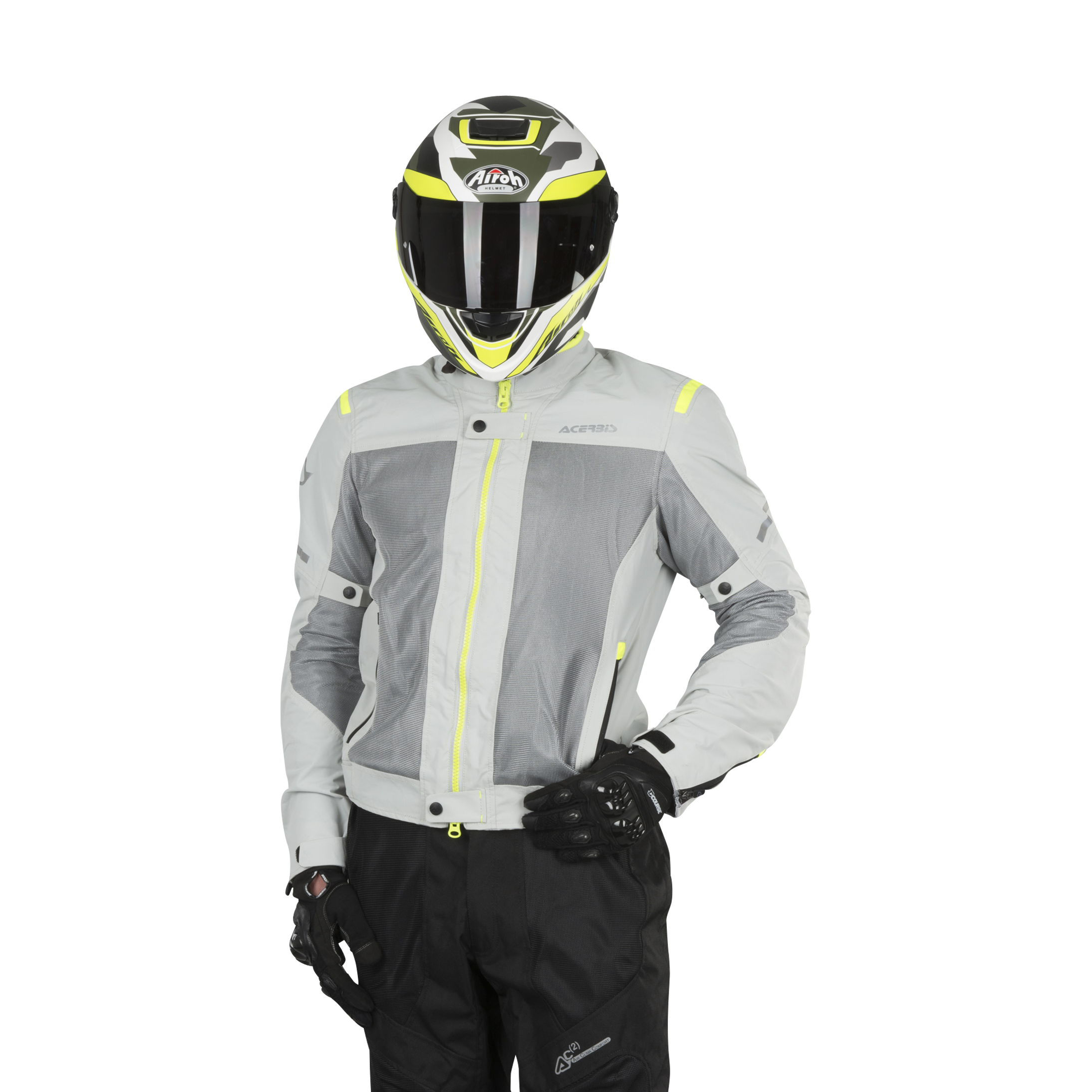 Giacca Acerbis Ramsey My Vented Jacket 2.0 Grigio-Giallo - Adesso 28% di  risparmio - xlmoto.it