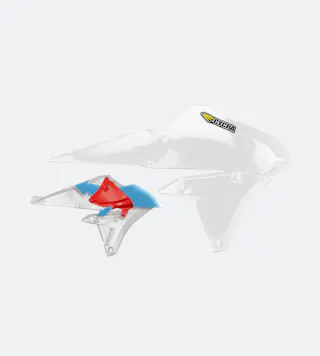 Cycra Powerflow Radiator Shrouds White