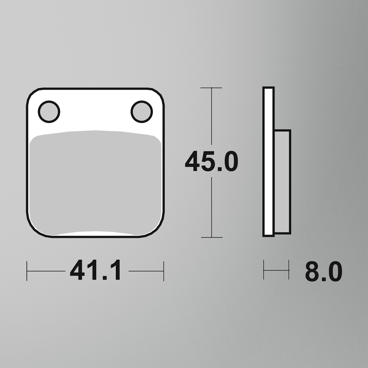 SBS 536SI Offroad Sinter Brake Pads Front/Rear