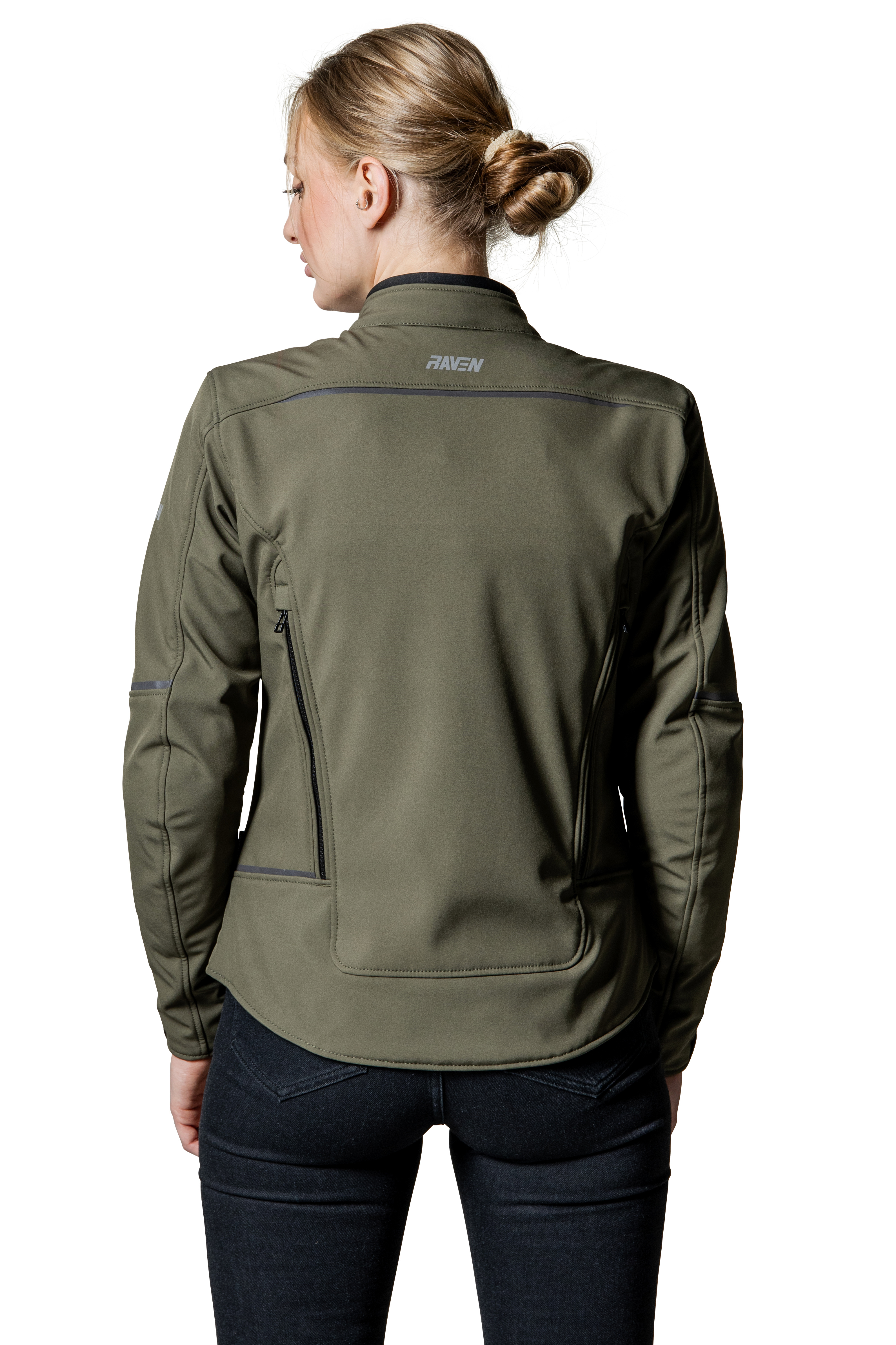Chaqueta de Moto Mujer Raven Rila Softshell WP