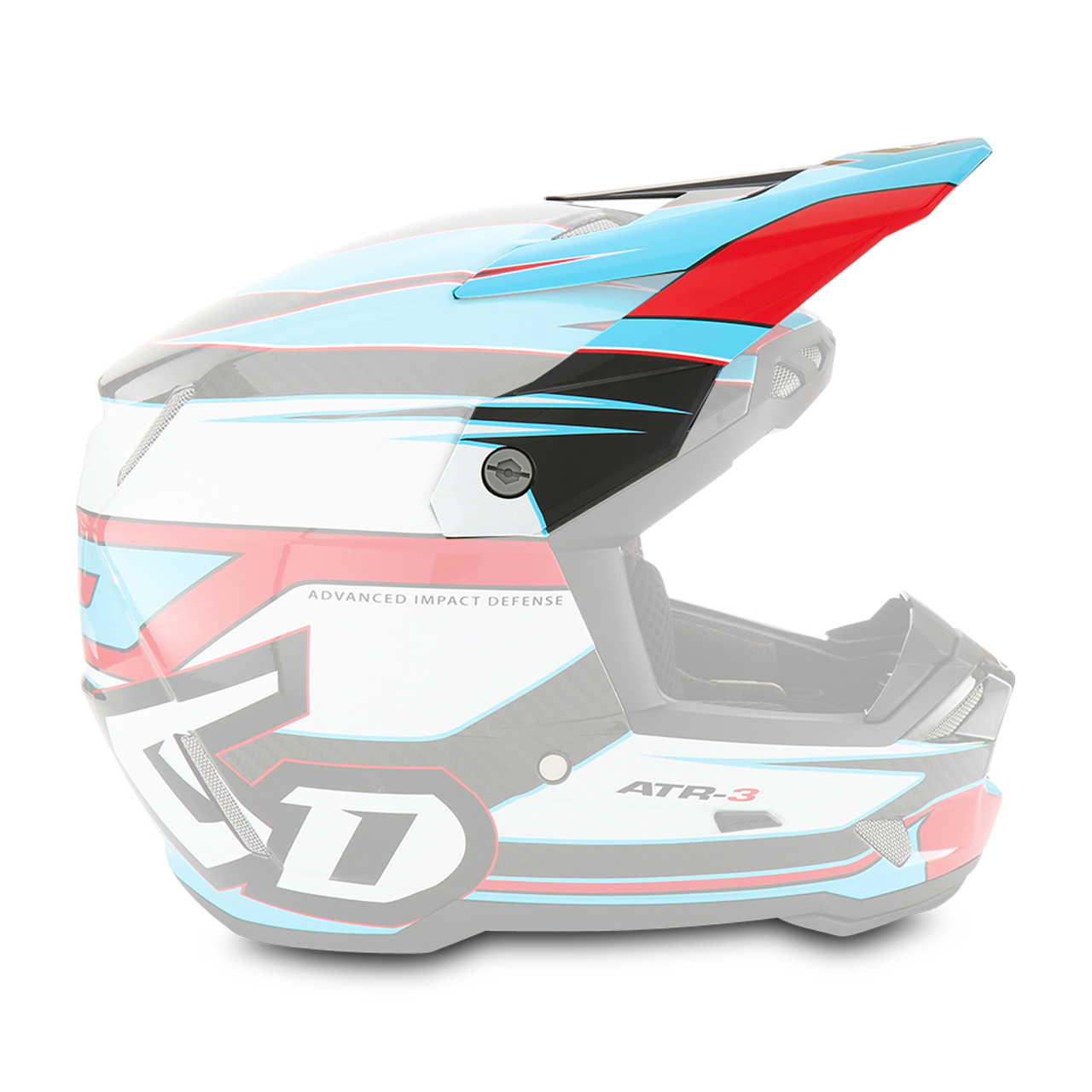 Cozoroc Cască Motocross 6D ATR-3 Tineret Hyper