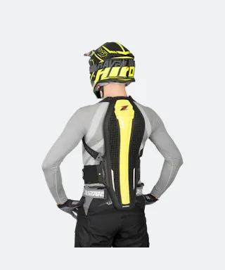 Rugbeschermer Hybrid Pro x8 Zandonà Neon Geel