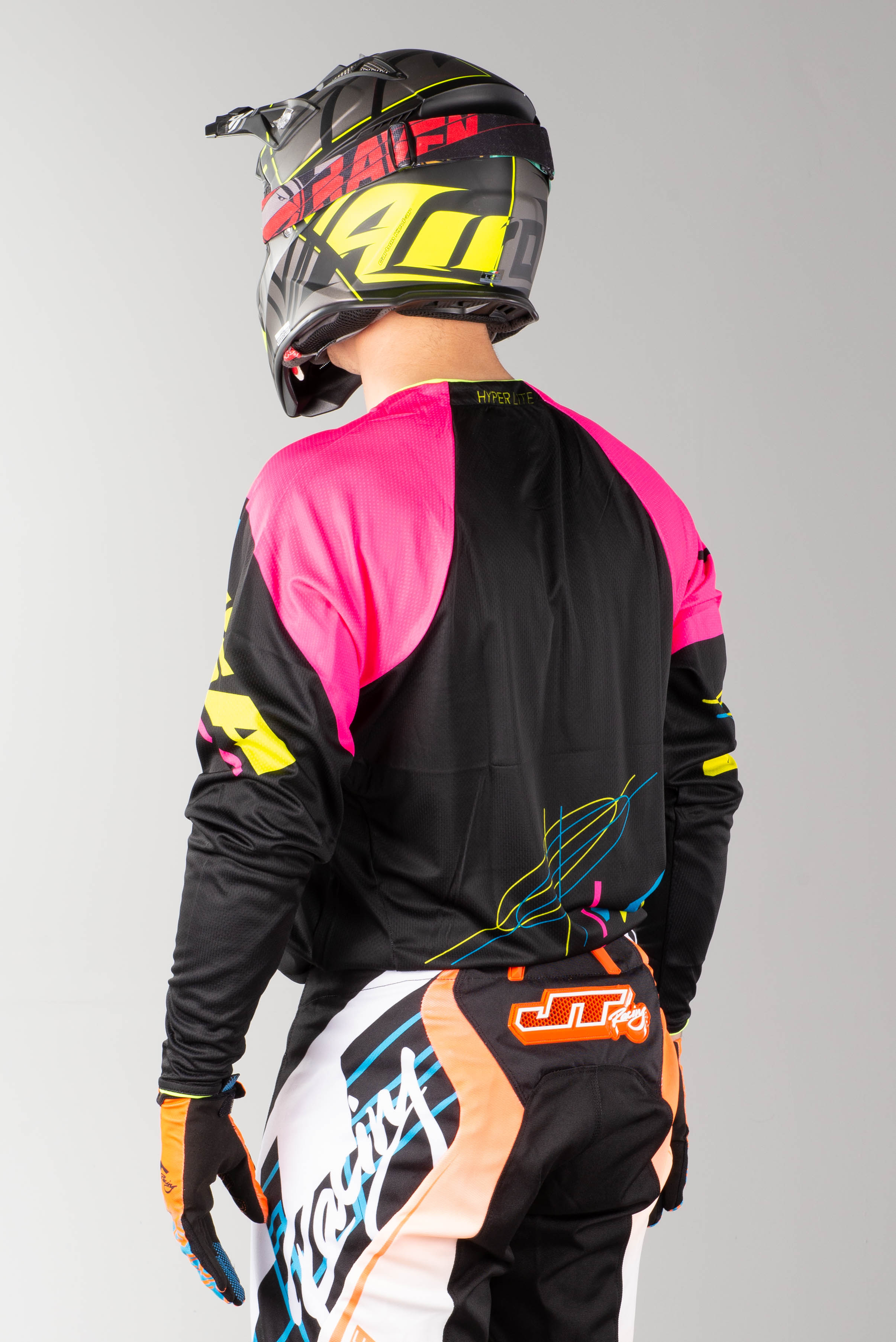Camiseta de Cross JT Racing Hyperlite Blueprint
