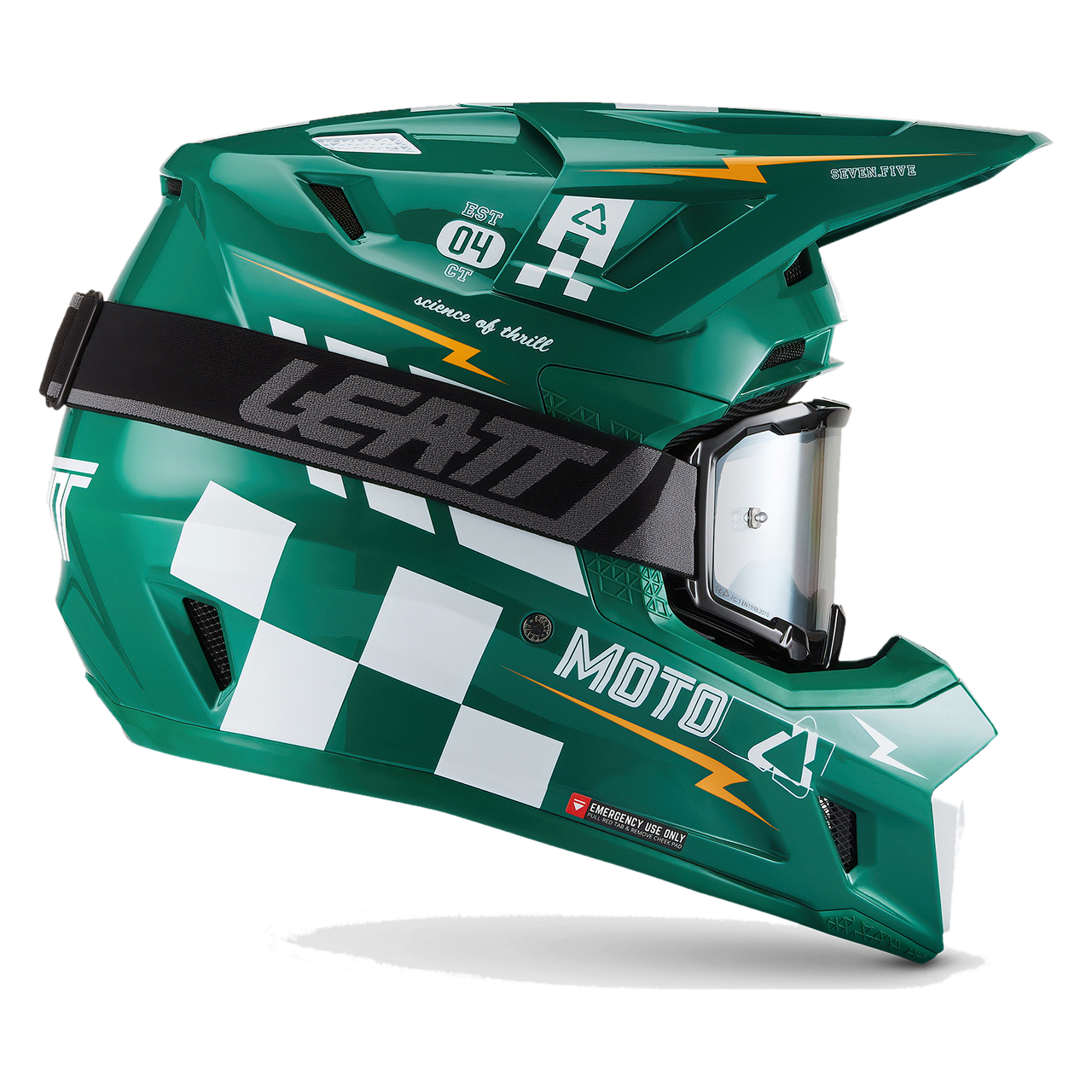 Crosshelmset Leatt 7.5 V.27 met Velocity 4.5 Bril