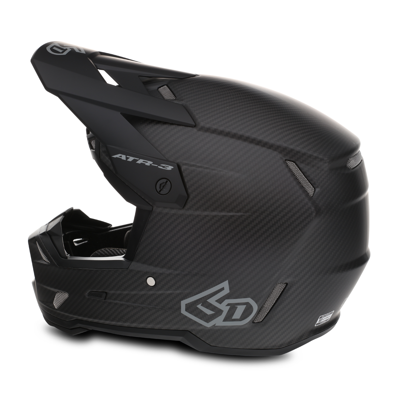 Motokrossikiiver 6D ATR-3 Solid FIM