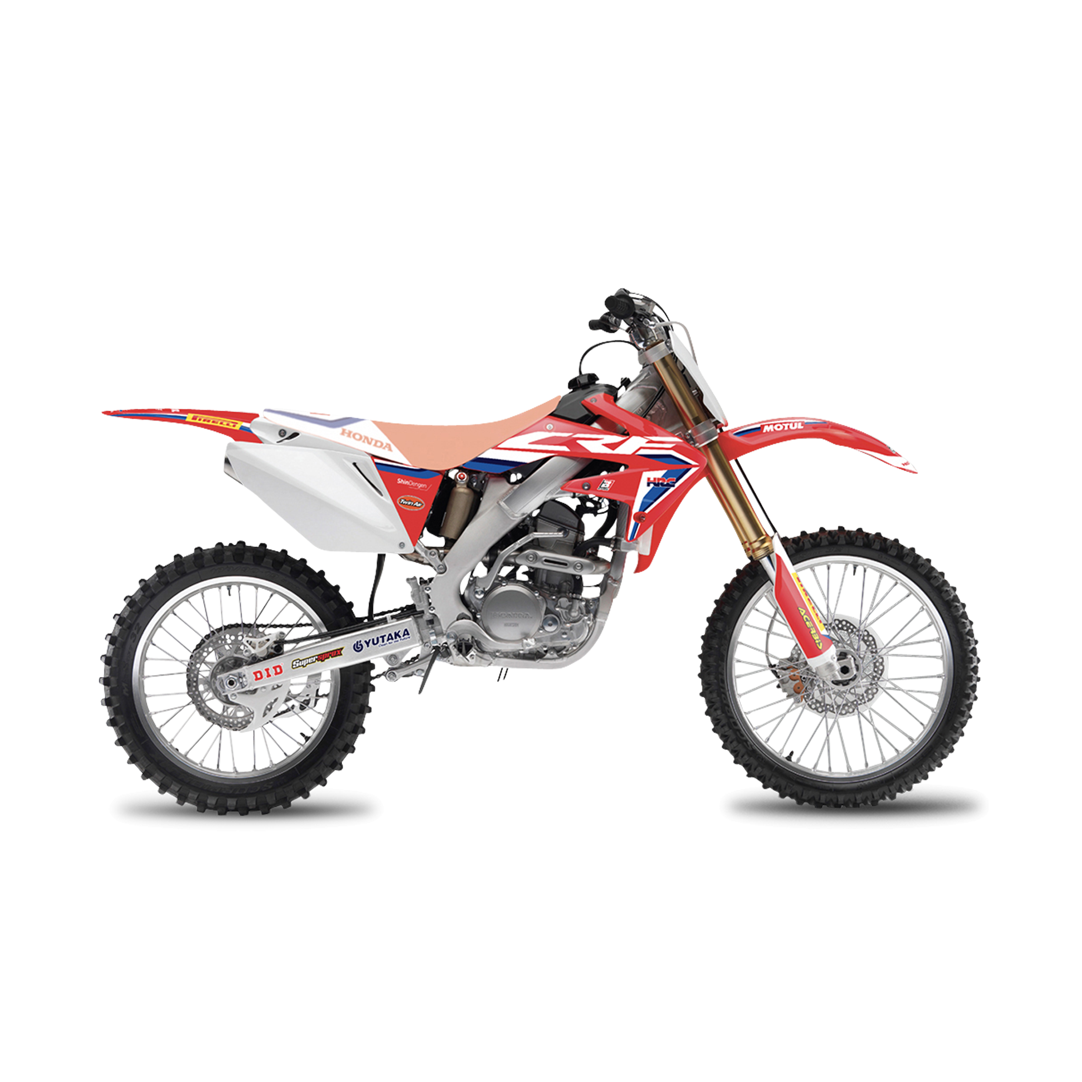 Kit de Adhesivos Blackbird Replica Team HRC 19 Rojo-Blanco-Azul