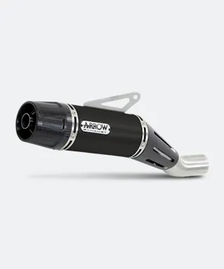 Silenciador Arrow Jet-Race Acero Inoxidable Carbono Oscuro