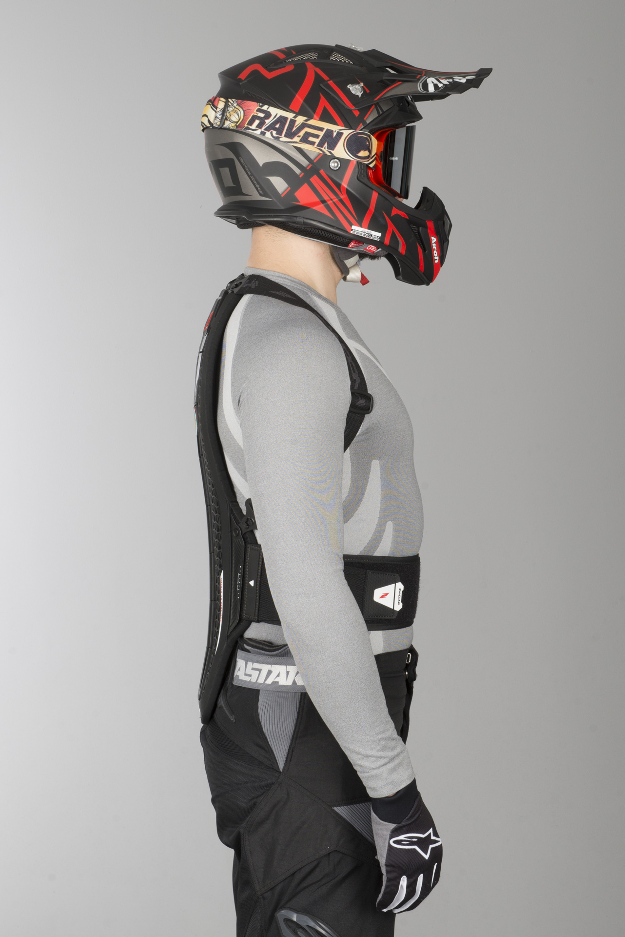 Zandonà Hybrid Pro x8 Back Protector Black