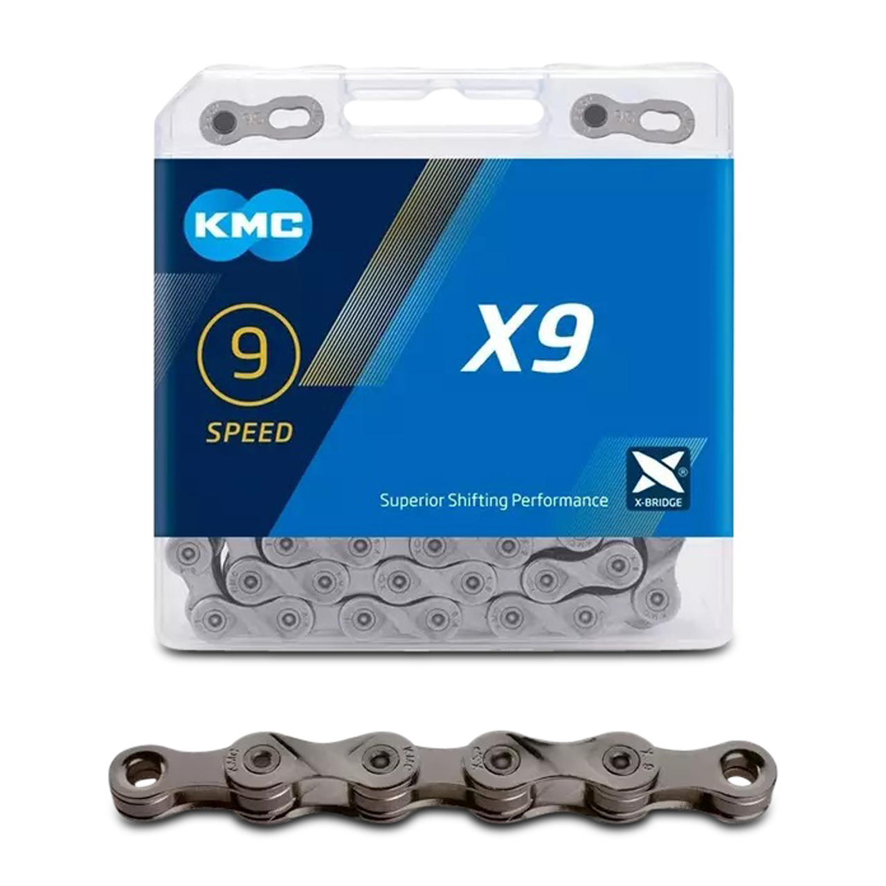 Ketting KMC 9-s X9 Grijs
