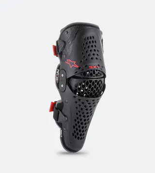 Kniebeschermers Alpinestars SX-1 V2 Zwart-Rood