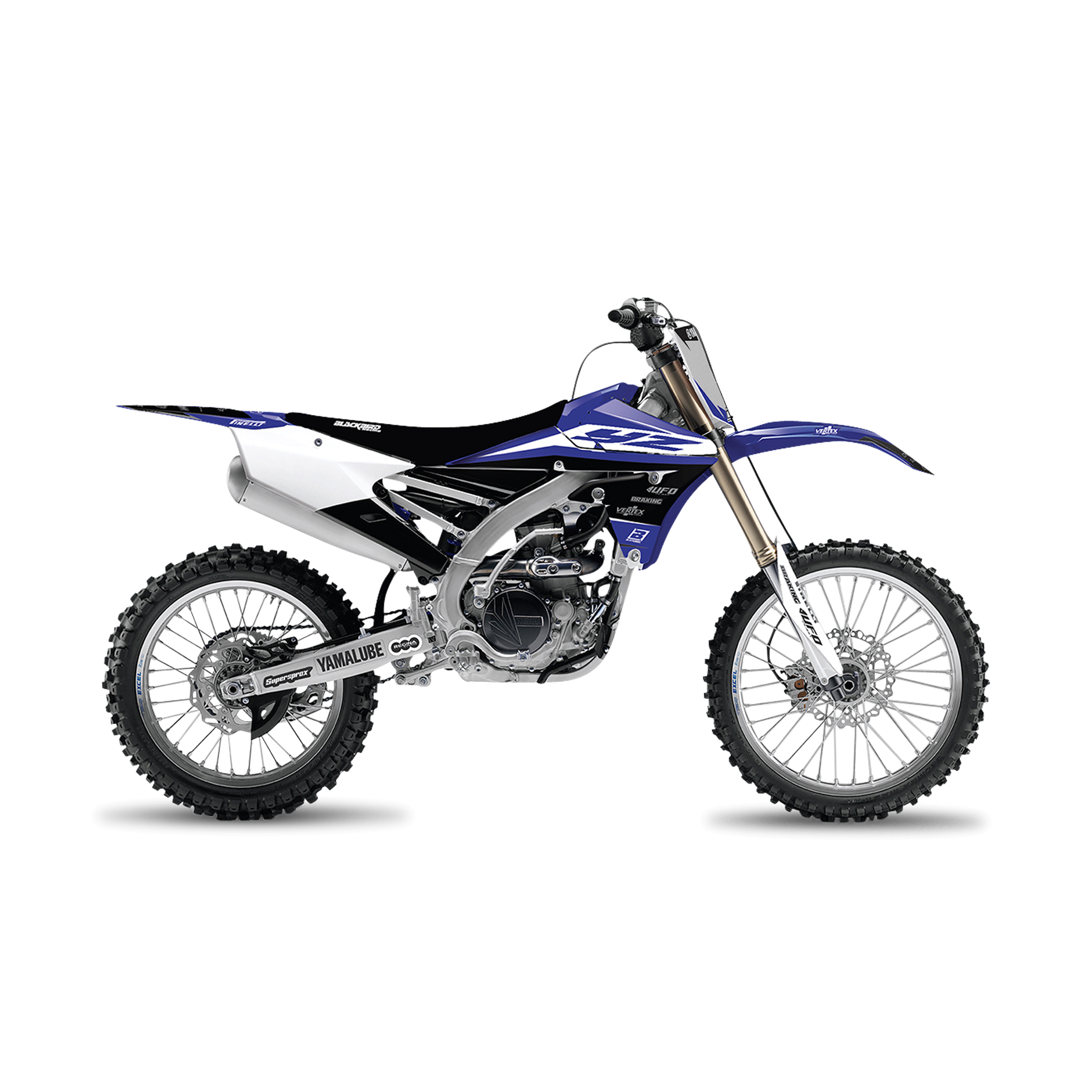 Blackbird Replica Racing 19 Complete Decal Kit with Seat Cover Blue-Black-White