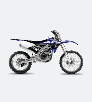 Blackbird Replica Racing 19 complete stickerset met stoelhoes blauw-zwart-wit