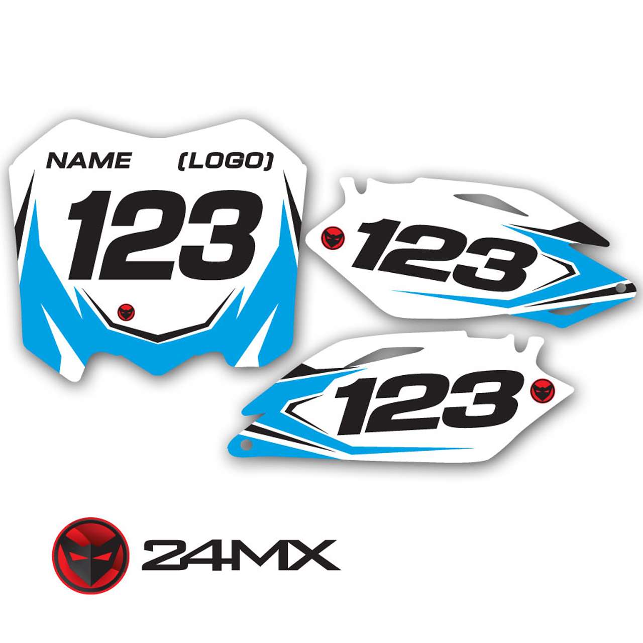 Tech Nummerplaatstickers