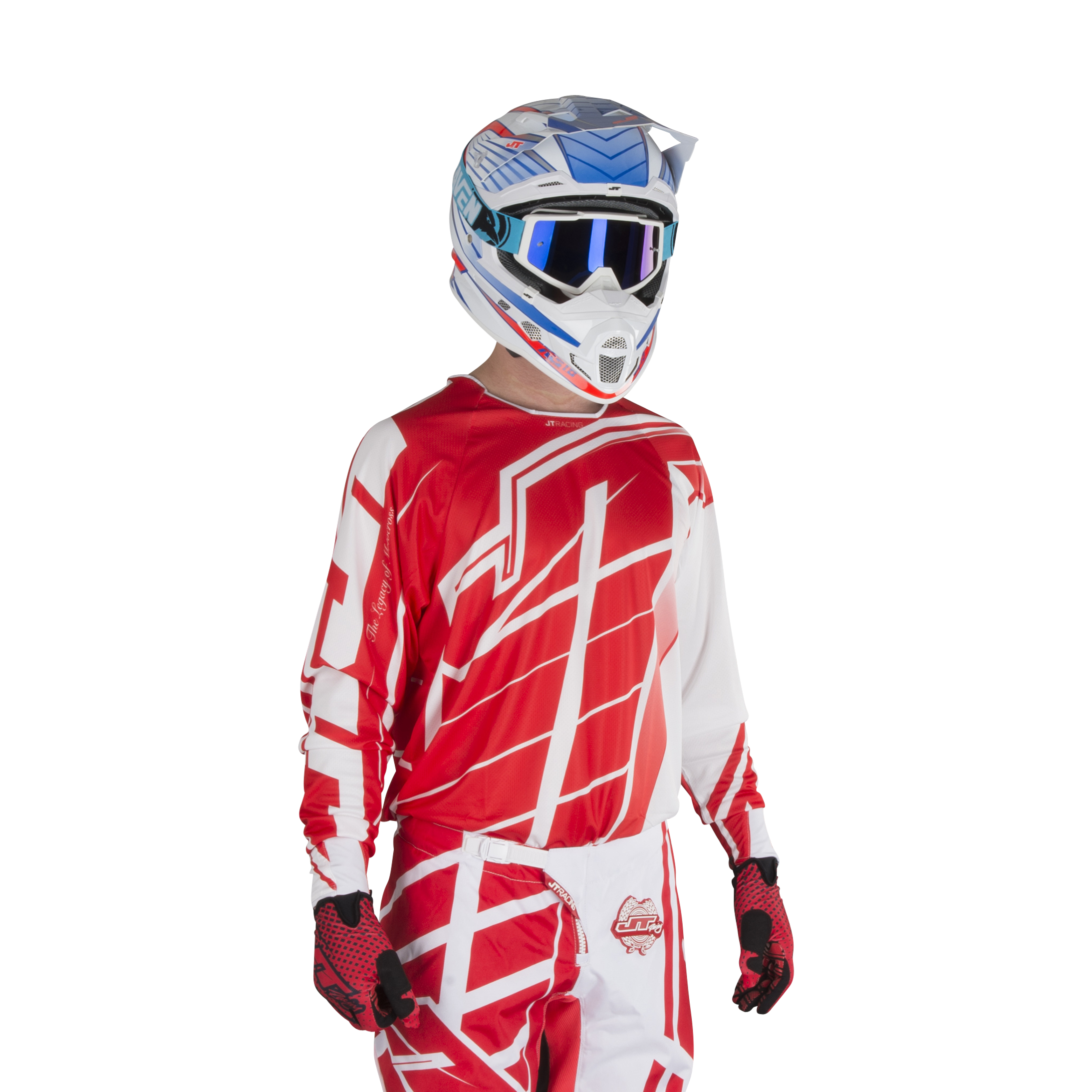 white motocross gear