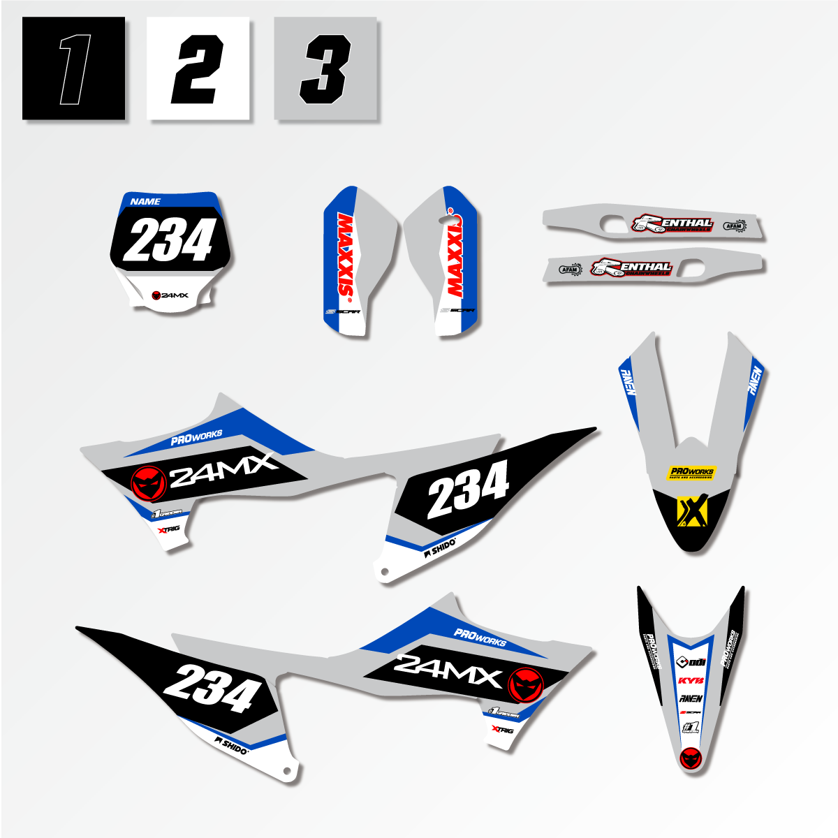 Stark Competition Decal Kit