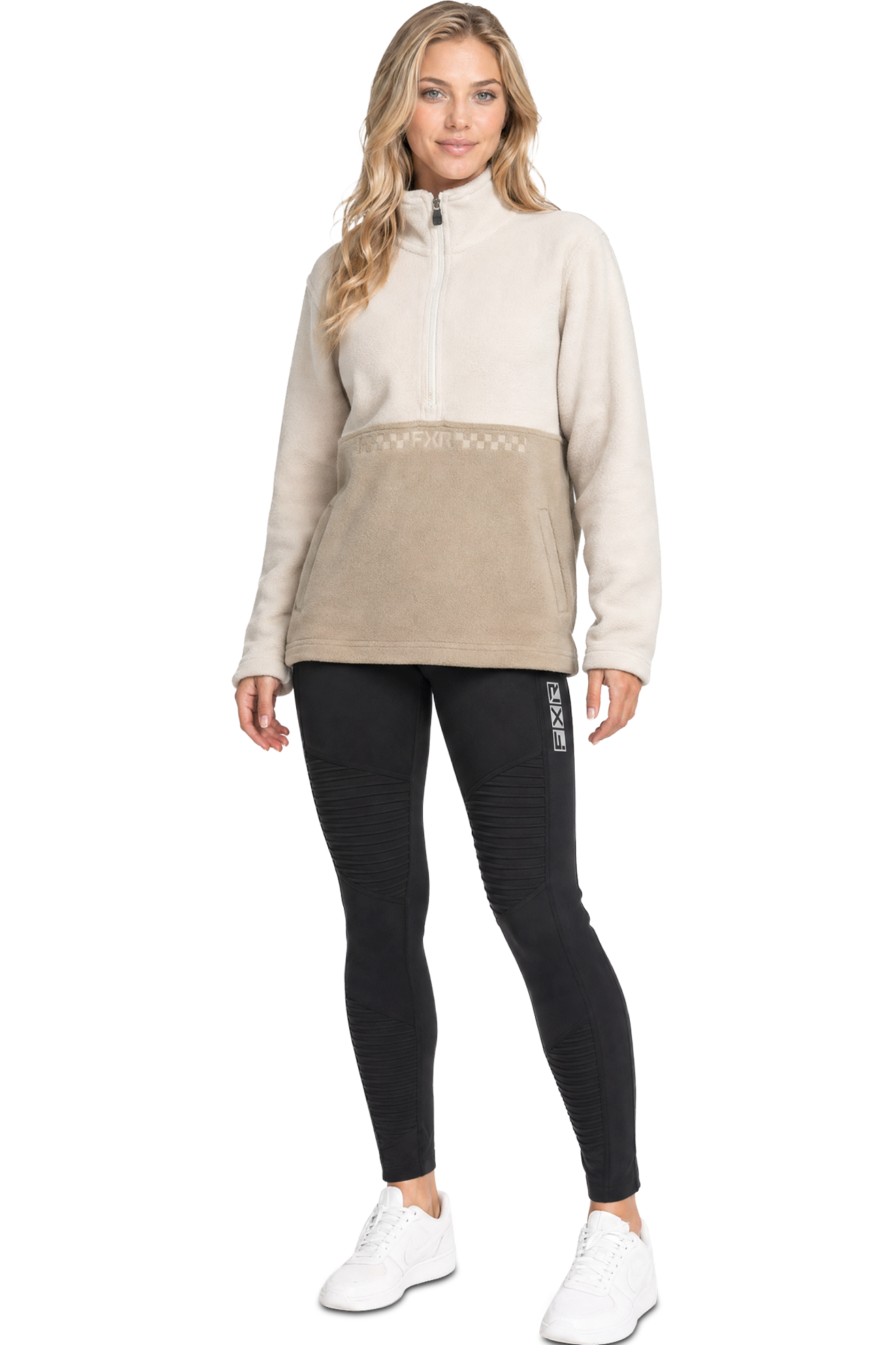 1/4-Zip Fleece-Pullover FXR Aspen 27 Damen