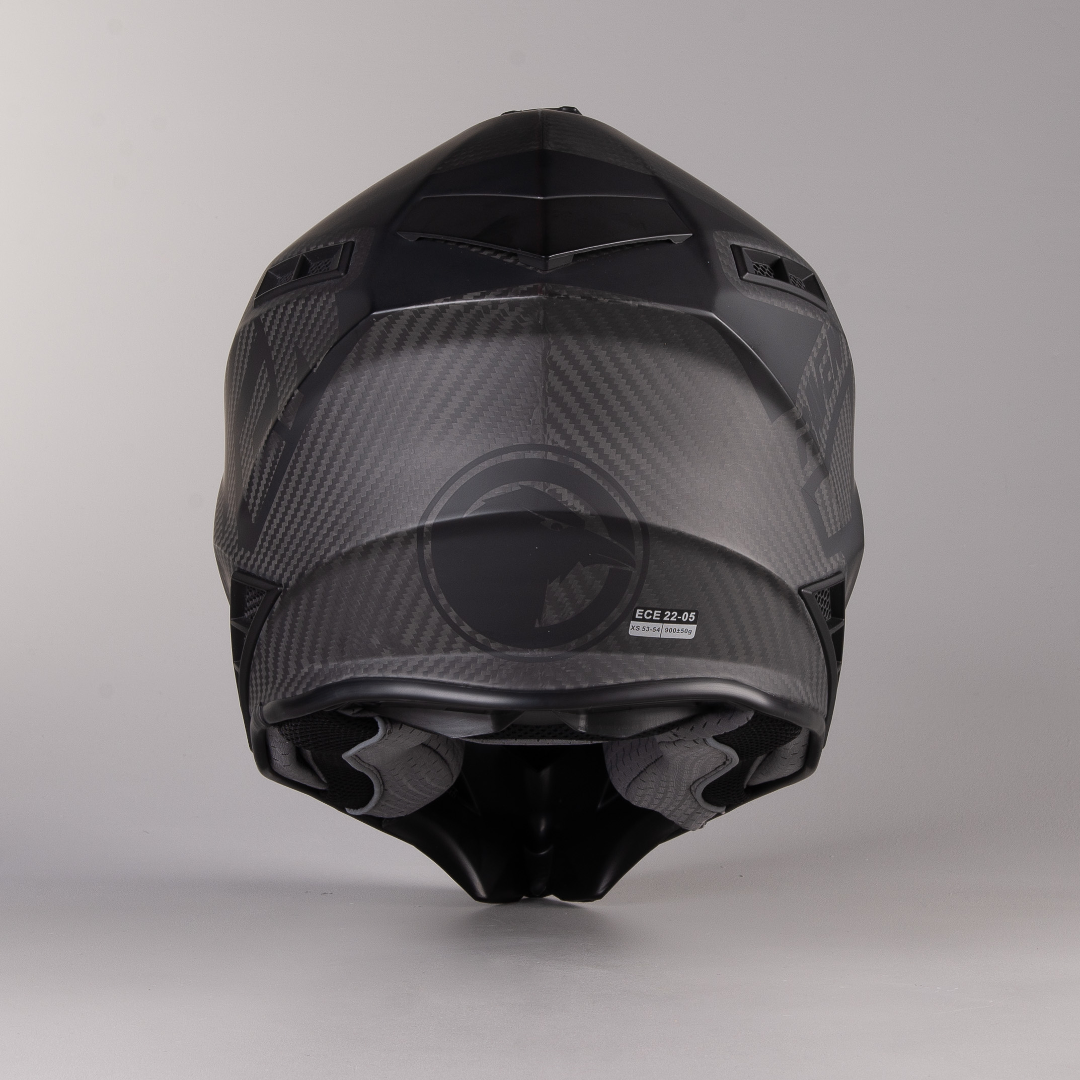 Casco de Cross Raven Ipsum