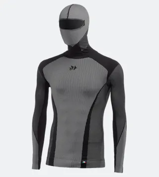 Camicia Con Cappuccio A Maniche Lunghe 4 Stagioni SIXS TS2 DB