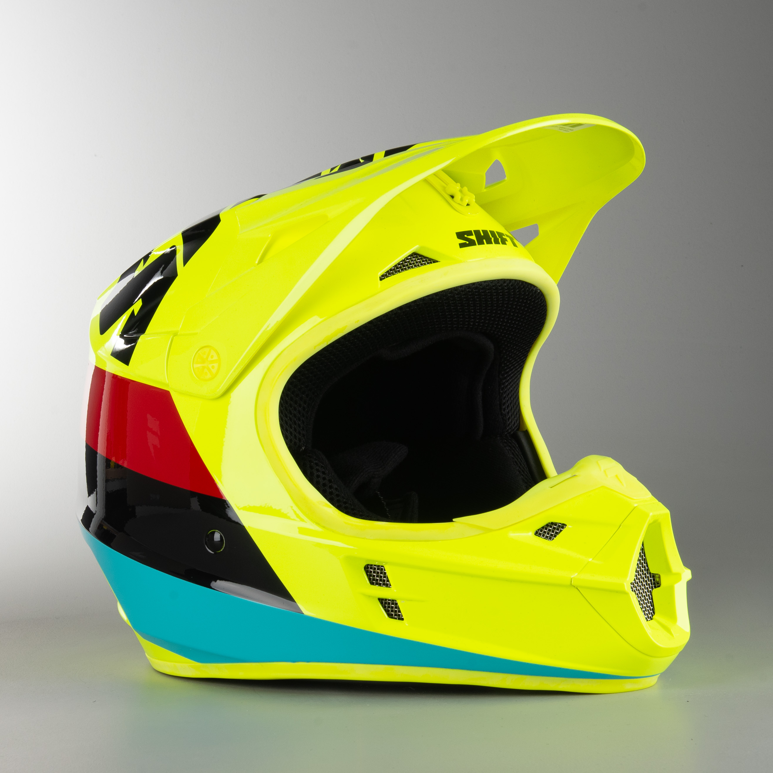 yellow mx helmet