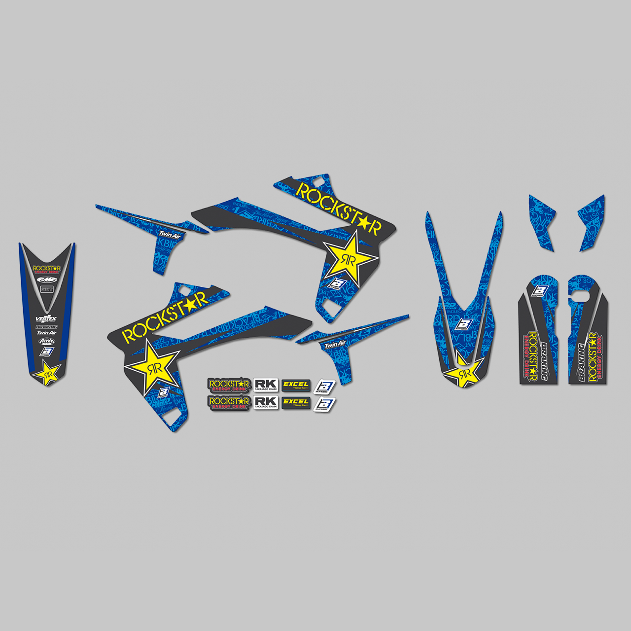 Blackbird Rockstar Energy Decal Kit