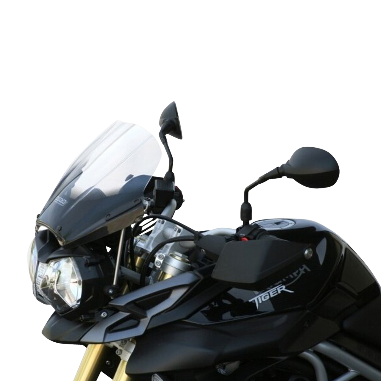 Cupula moto MRA universal con altura regulable ahumado