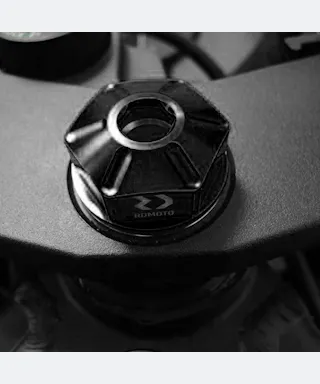 RDMOTO Steering Stem Nut Black