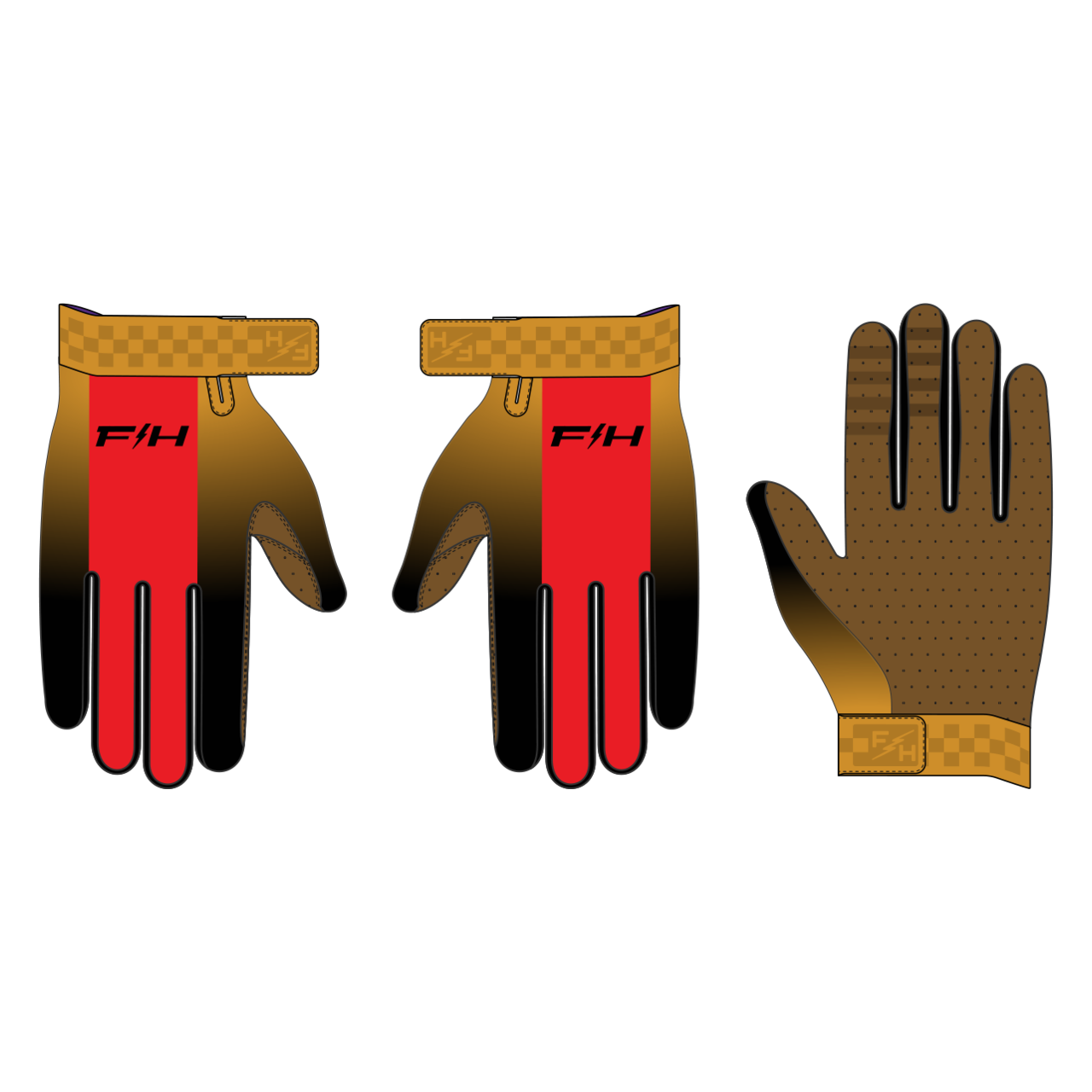 Guantes MX Fasthouse Vapor React