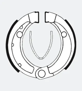 Tecnium ATV Organic Brake Shoe