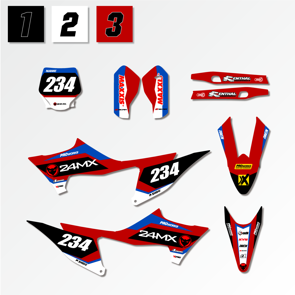 Stark Competition Decal Kit