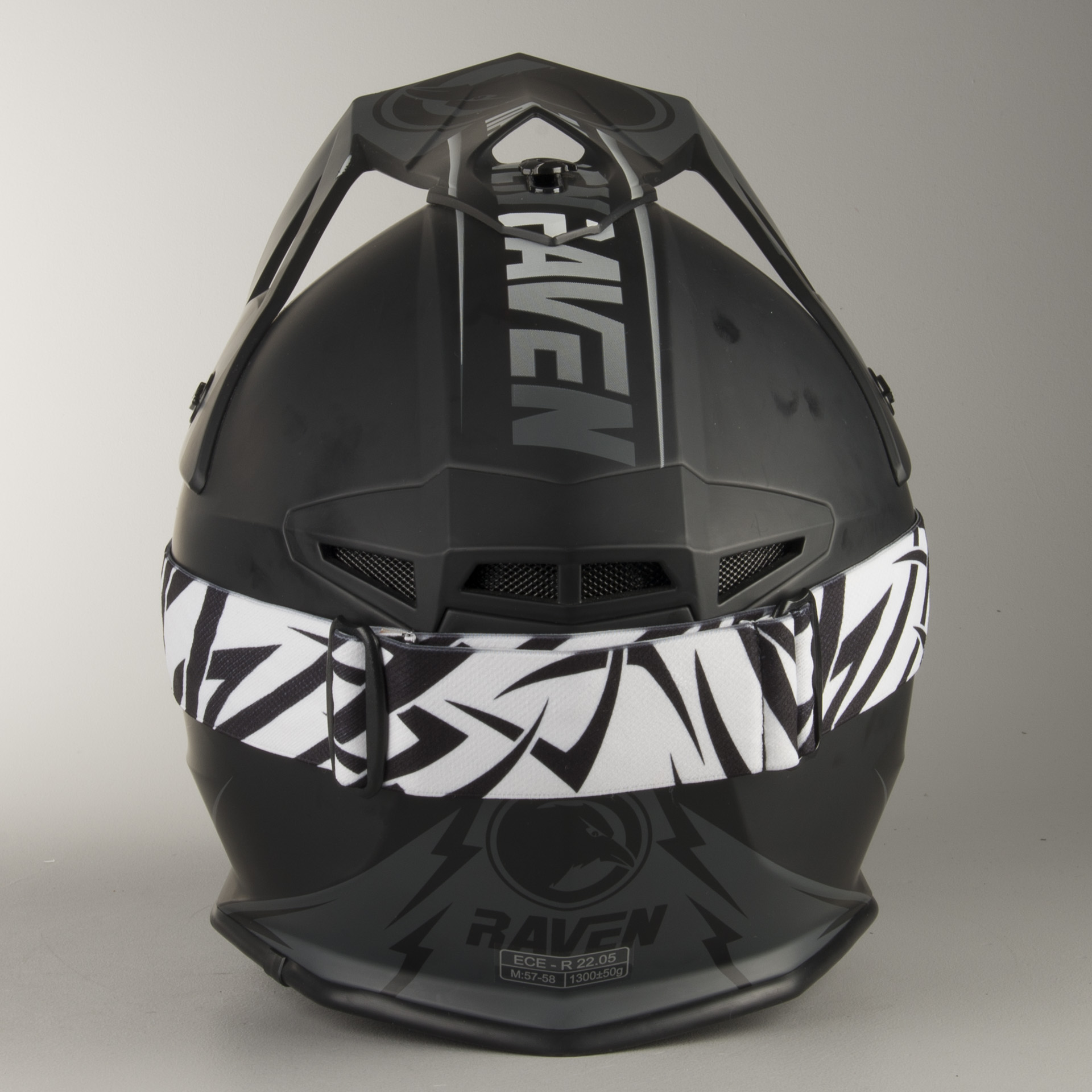 Raven Sniper Crew MX Goggles Mirror