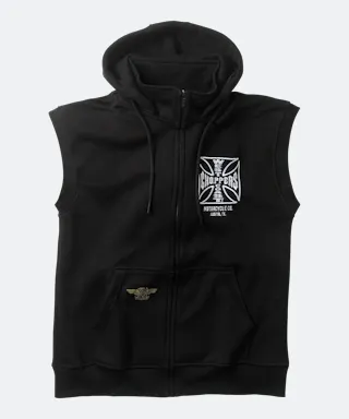 Hoodie West Coast Choppers OG ATX Sleeveless Zip