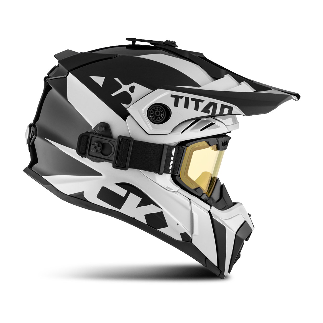 Kelkkakypärä CKX Titan Airflow Extra 210° Ajolasit